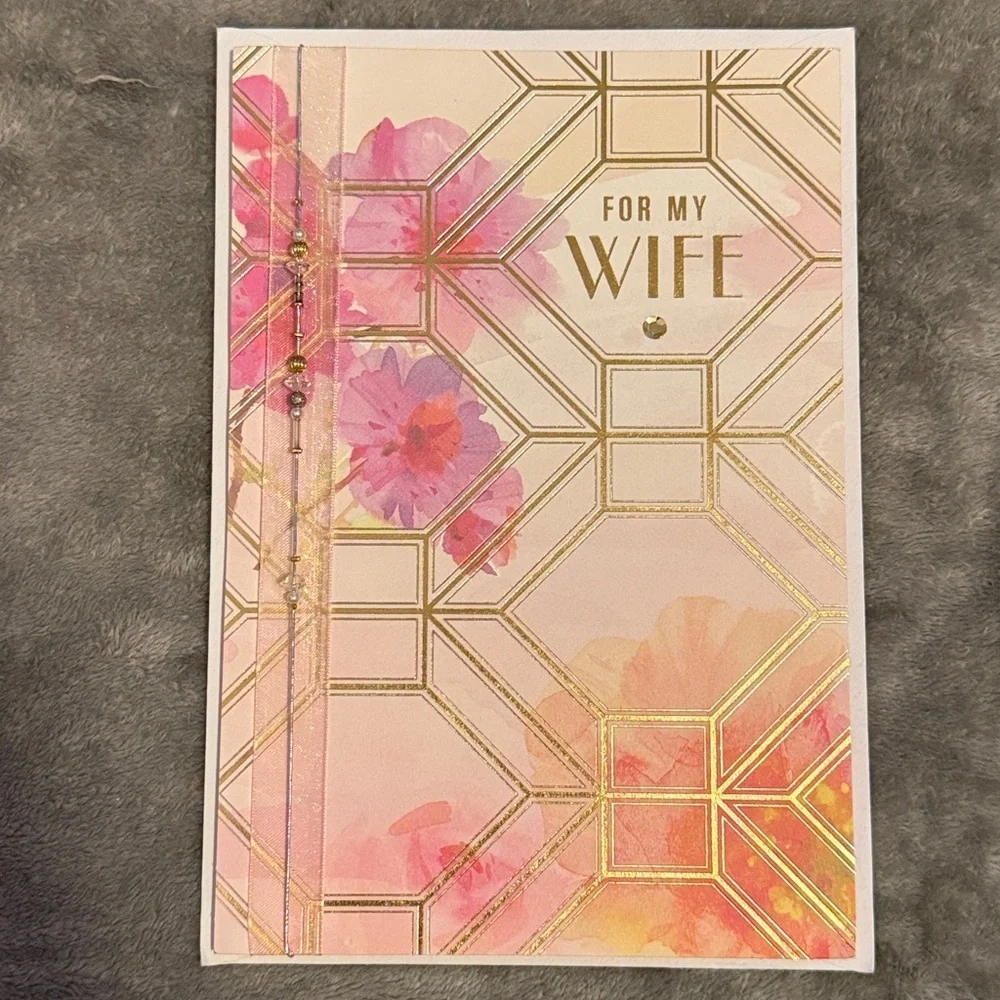 🌻 Bundle of 2 Hallmark and DaySpring Happy Birthday To My Wife Cards